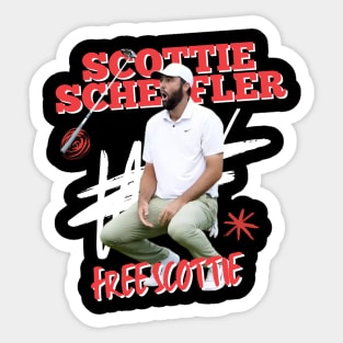 Scottie Scheffler Sticker